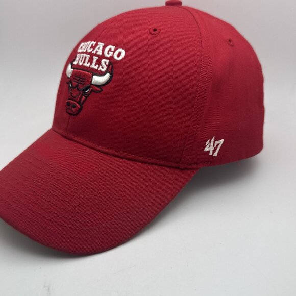 Chicago Bulls SnapBack Hat Cap '47 Brand Clean Up Collegiate Style - Adult OSFA - Picture 2 of 6